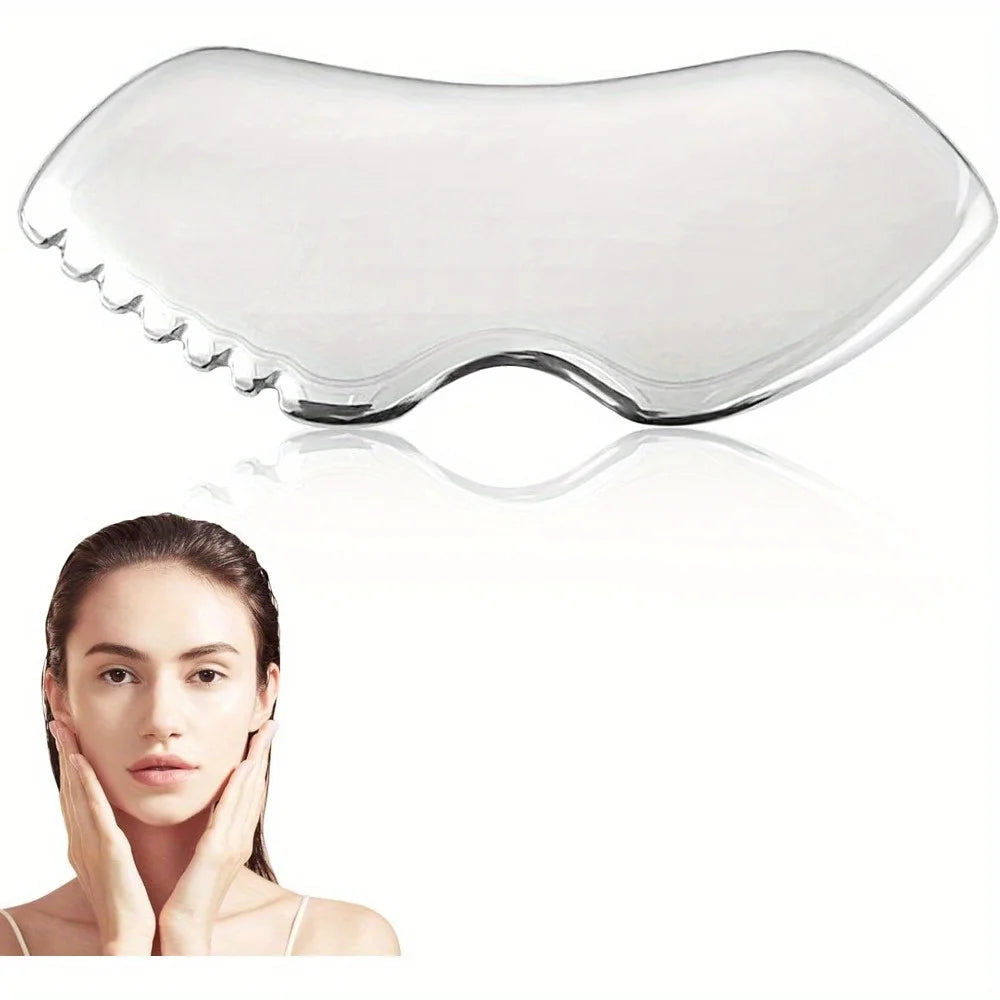 Gua Sha Stainless Steel, Metal Face