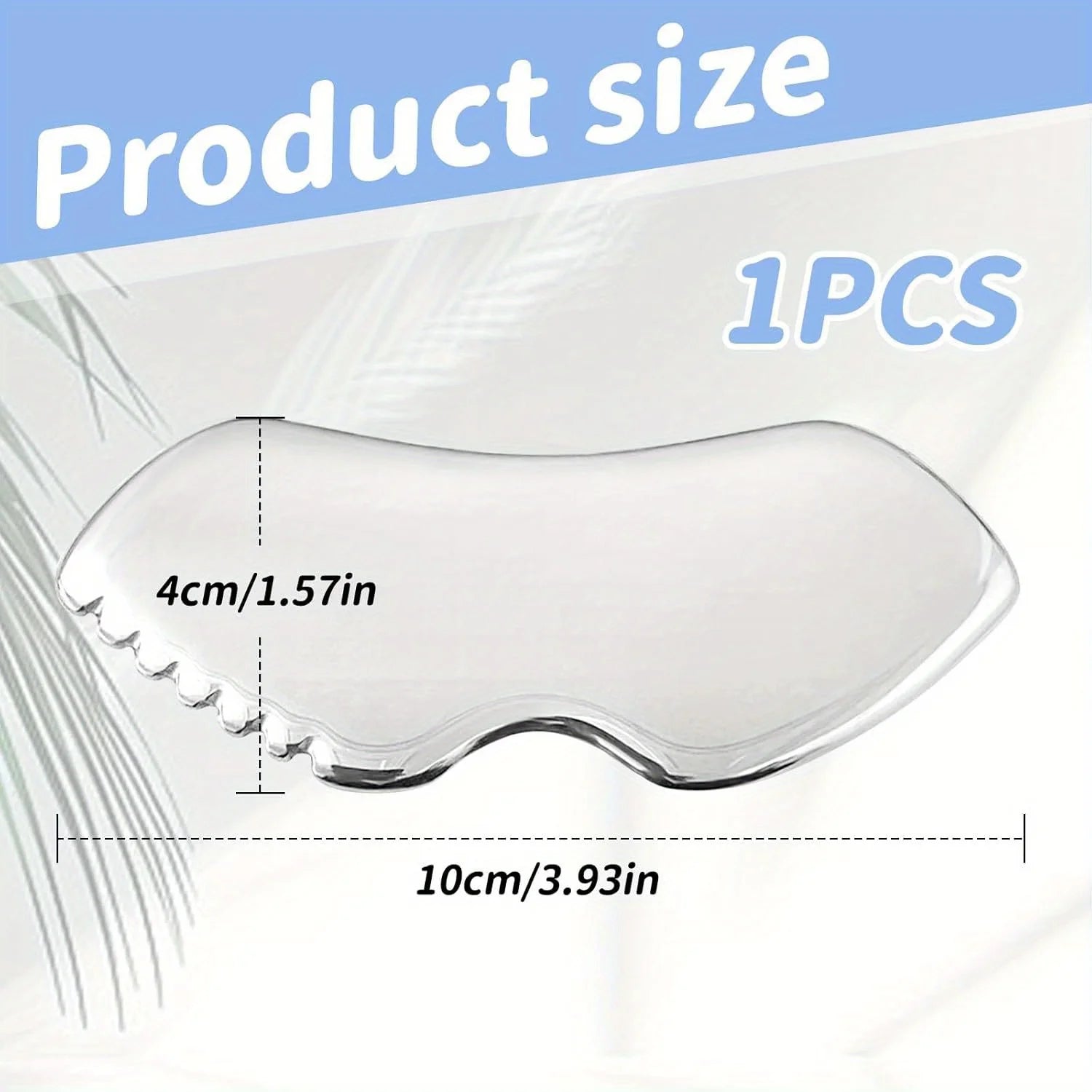 Gua Sha Stainless Steel, Metal Face