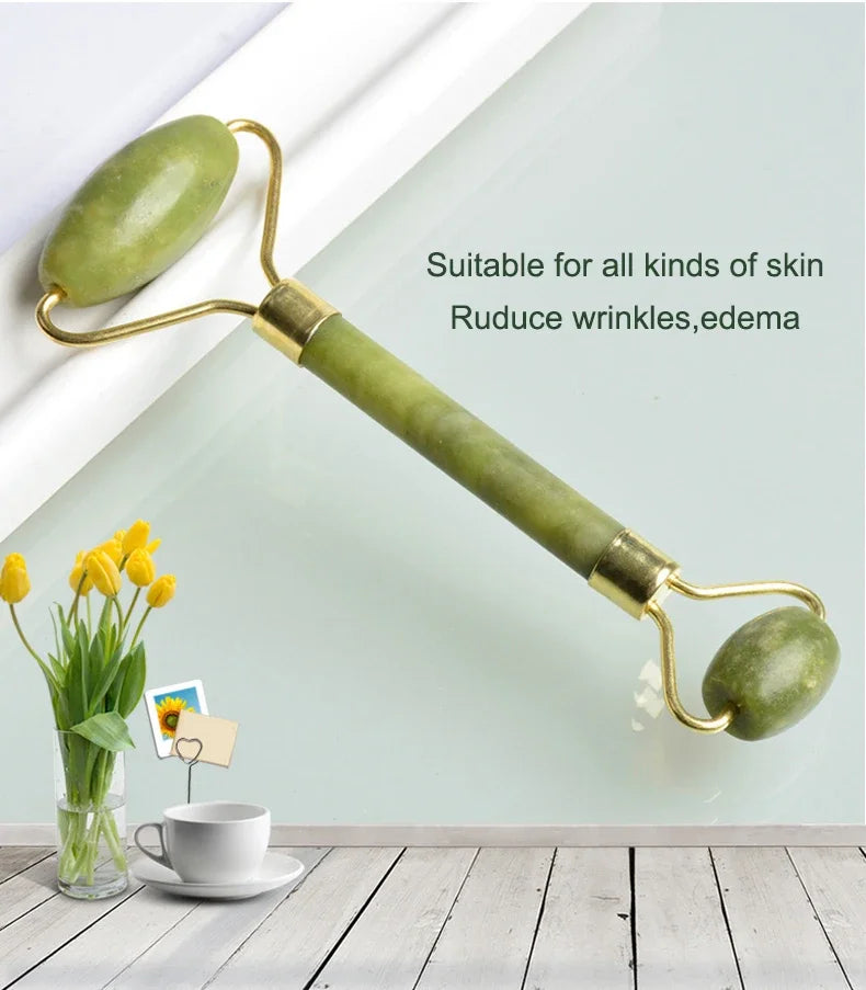 Facial Green Jade Massage Roller